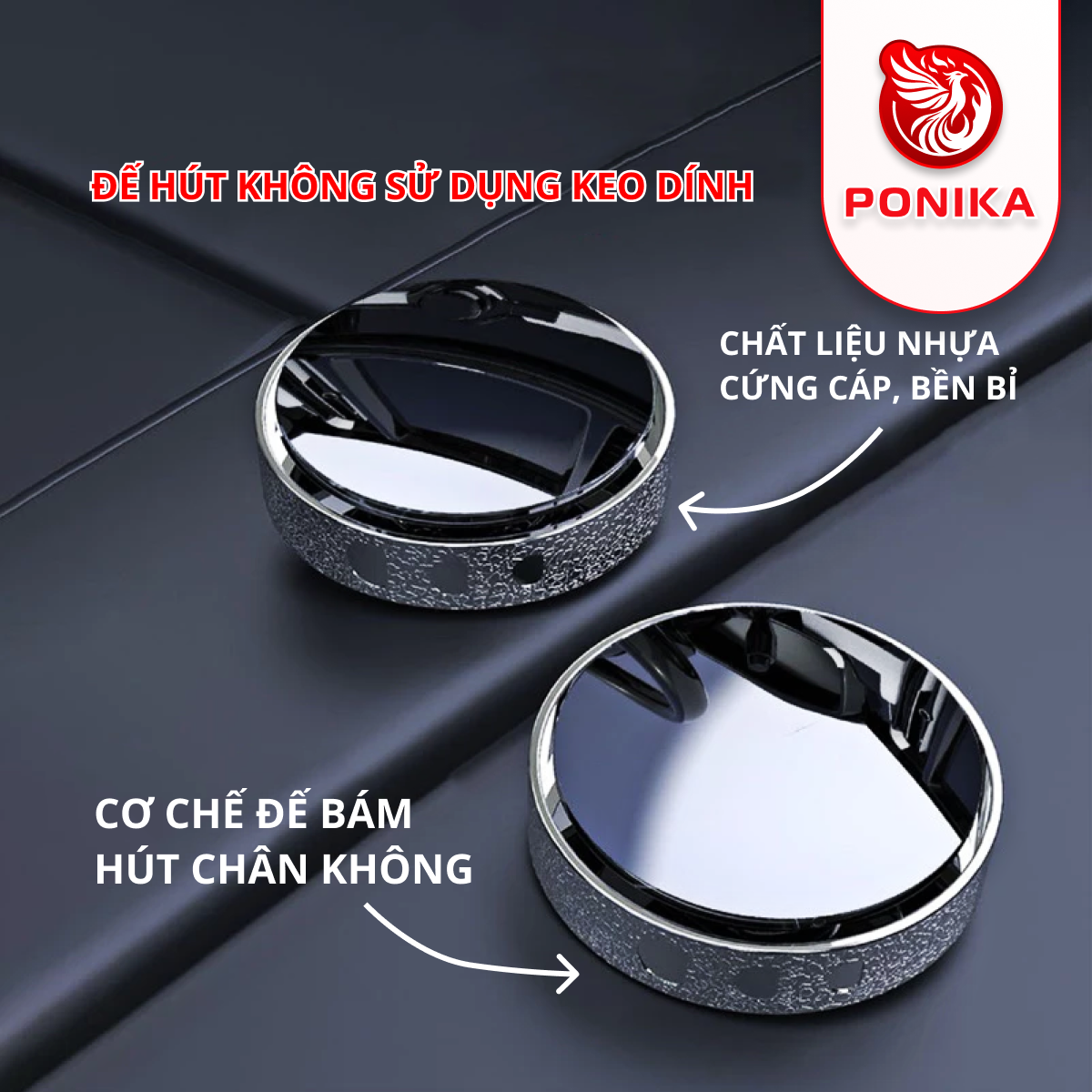 Bộ 2 Gương Cầu Lồi Ô Tô Đế Hút Xóa Điểm Mù - Ảnh 3