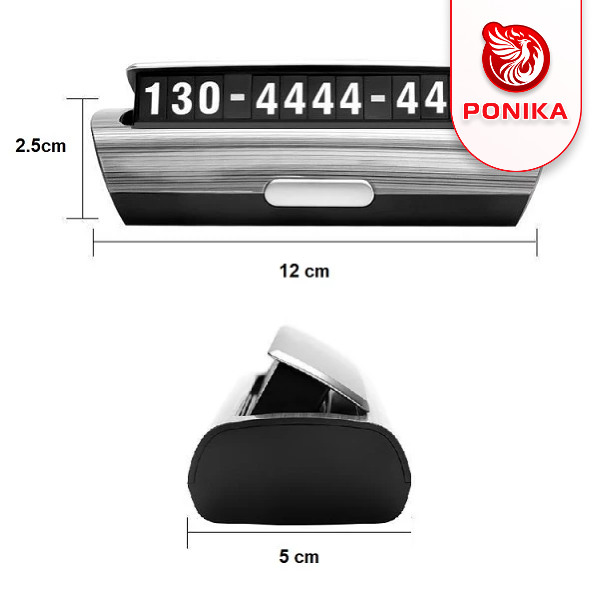 Bảng Số Điện Thoại Ô Tô Để Taplo - Yumcho - Ảnh 3