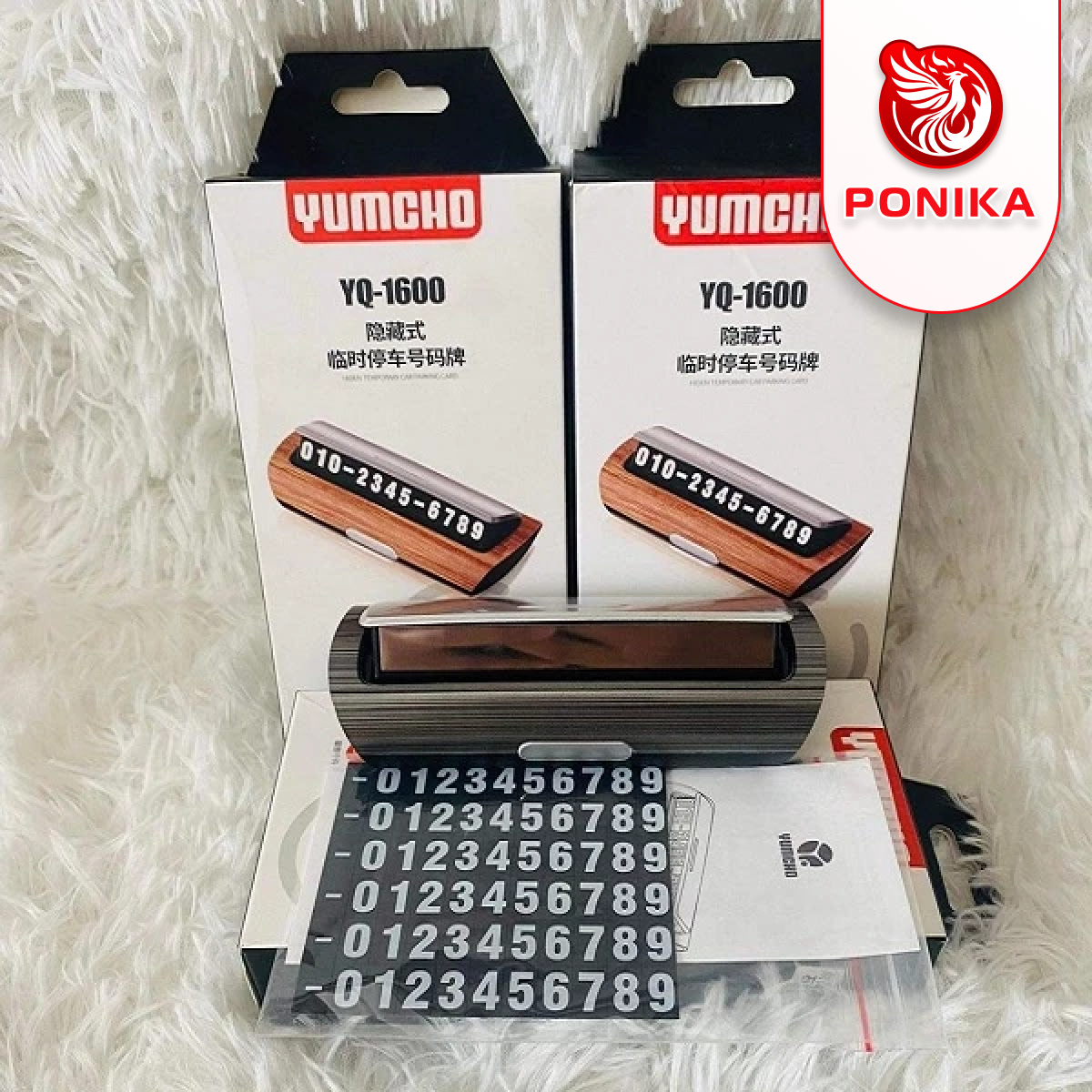 Bảng Số Điện Thoại Ô Tô Để Taplo - Yumcho - Ảnh 5