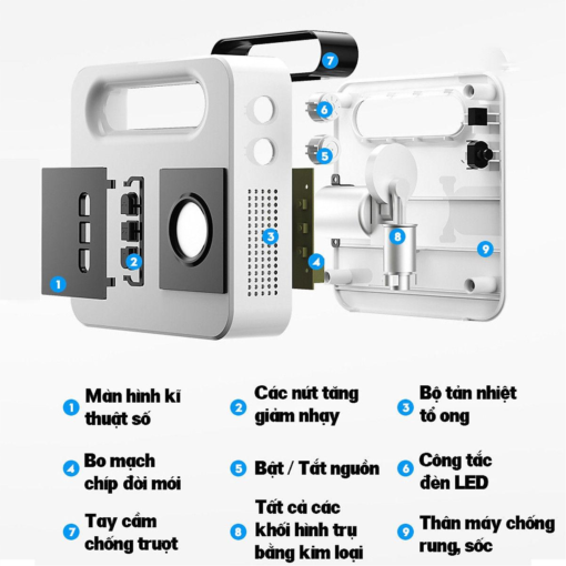 Alternative view of Bơm Lốp Xe Ô Tô Thông Minh 120W Tự Ngắt SilverCar