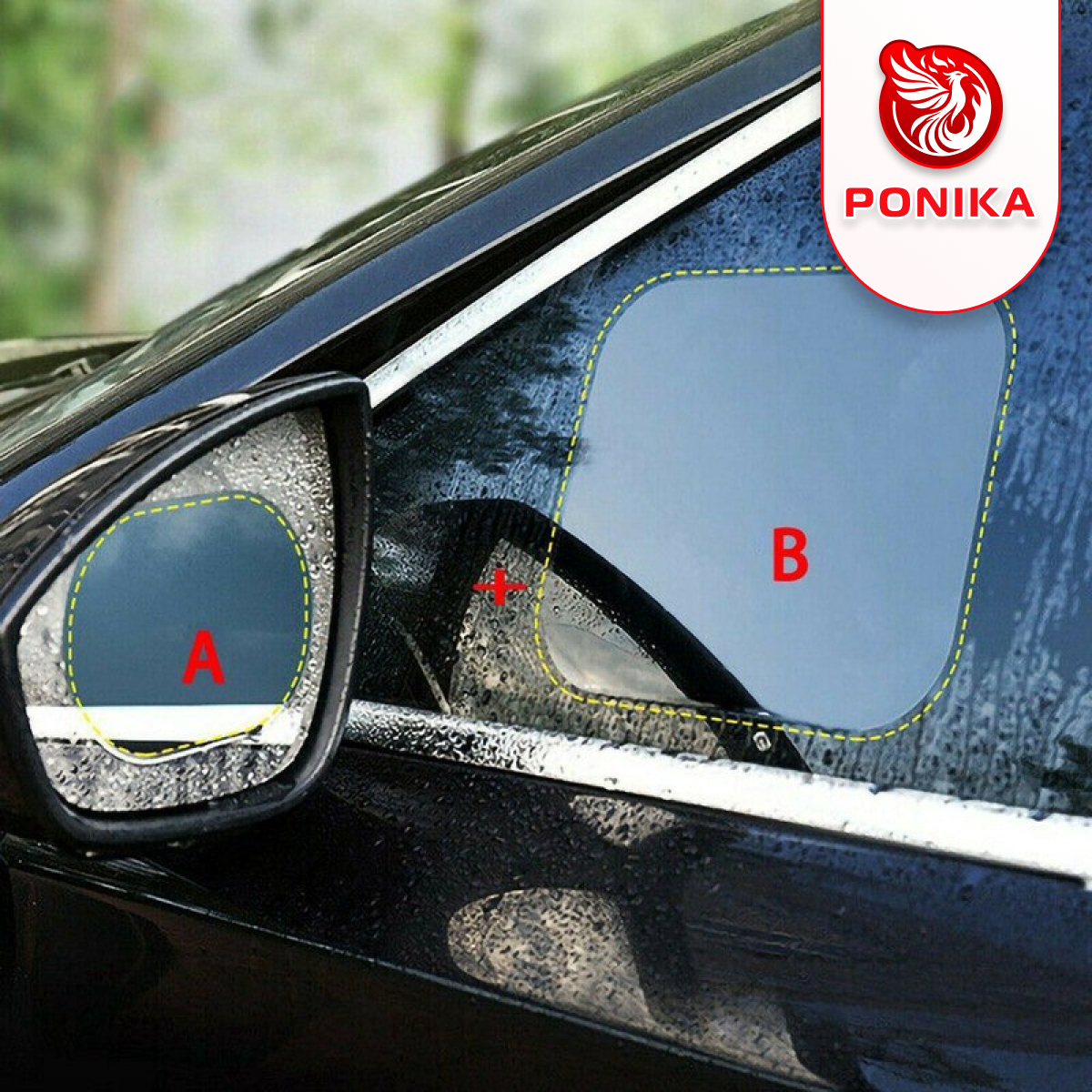 Bộ Miếng Dán Chống Bám Nước Ô Tô - Ảnh 4