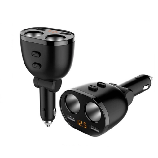 Alternative view of Bộ Chia Tẩu Sạc Ô Tô - 2 Nguồn Tẩu