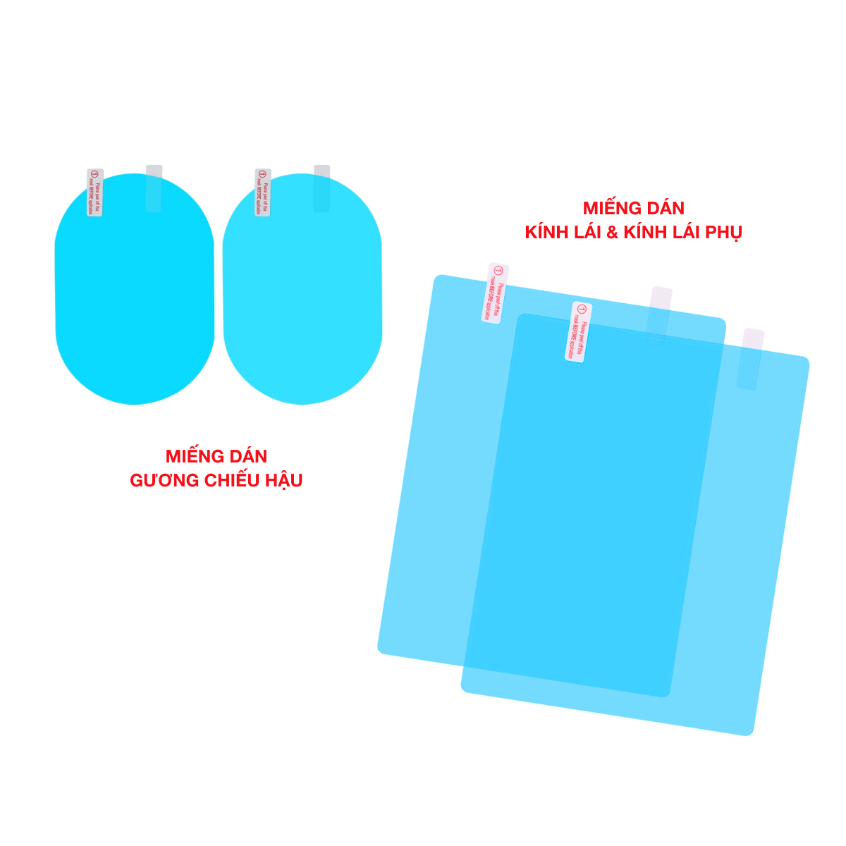 Bộ Miếng Dán Chống Bám Nước Ô Tô