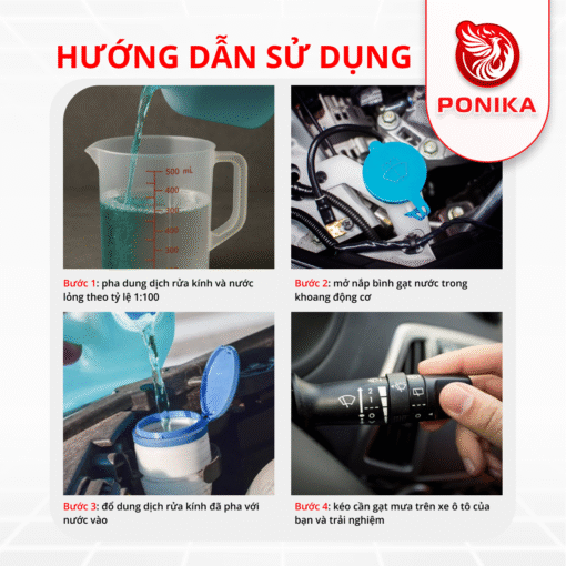 Nước rửa kính xe ô tô