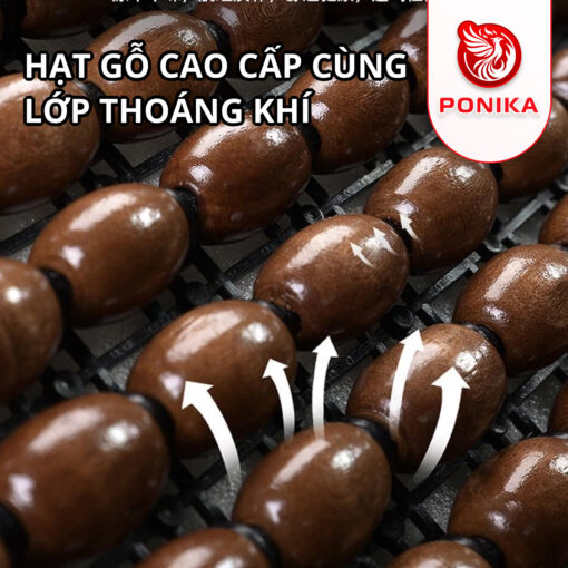 Lót Ghế Hạt Gỗ Ô Tô