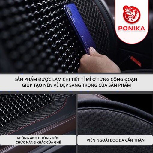 Lót Ghế Hạt Gỗ Ô Tô