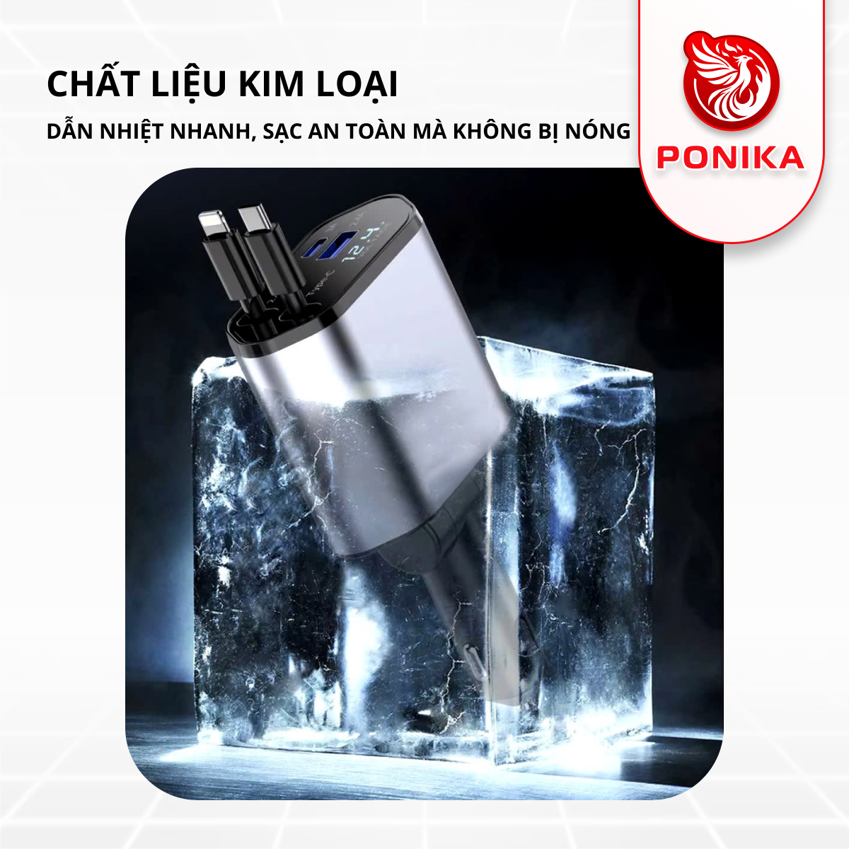 Tẩu Sạc Nhanh 4in1