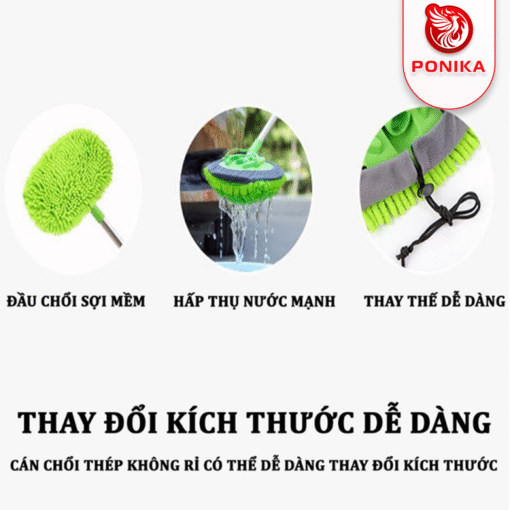 Chổi Lau Rửa Xe Ô Tô