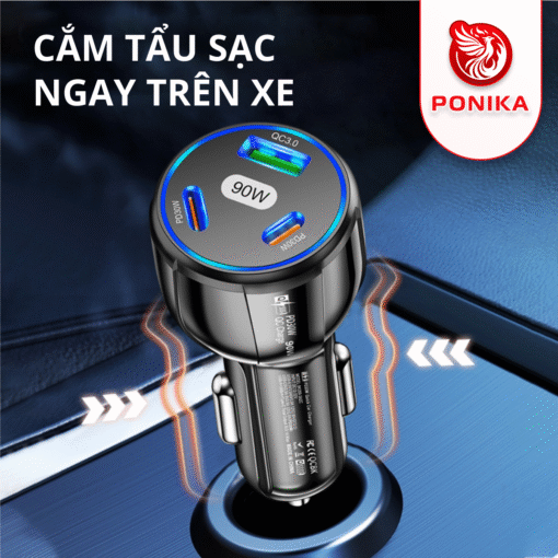 Tẩu sạc nhanh 90w
