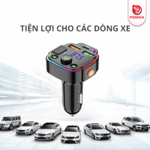 Tẩu nghe nhạc bluetooth ô tô Q8