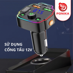 Tẩu nghe nhạc bluetooth ô tô Q8