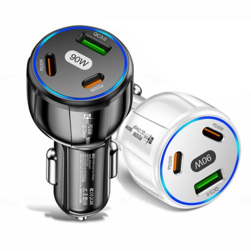 Tẩu Sạc Nhanh Trên Ô Tô Cao Cấp 90W